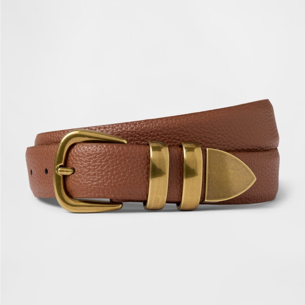 GAP Women’s Vegan Leather Pebble Belt